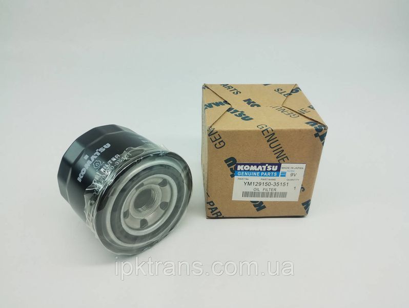 Фильтр масляный KOMATSU 4D92E, 4D94E; YANMAR 4TNE92, 4D94LE, 4TNE98, 4TNV98 № YM129150-35151,12915035151 YM12915035151 фото
