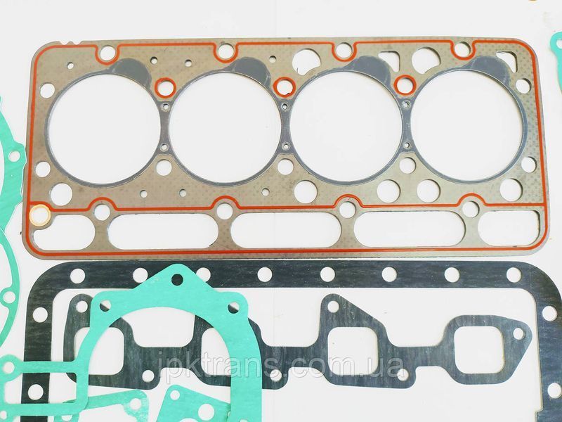 Комплект прокладок двигателя KUBOTA V2203, V2403 Асбест № 6689018, 6689012, 7012338 07916-29505 фото