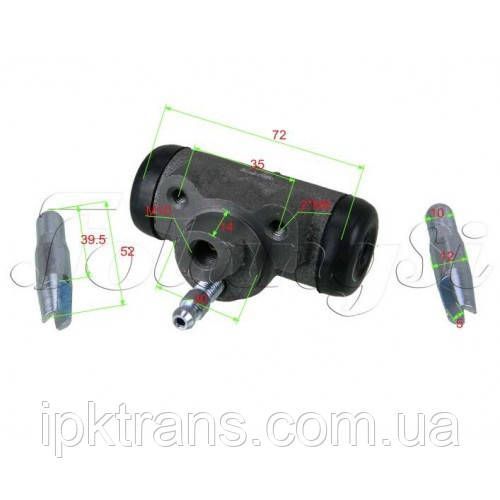Циліндр гальмівний на навантажувач TOYOTA 3-8FD/G10-18 № 47410-10480-71, C521102952000, 474101048071, 9124601800 474101048071 фото