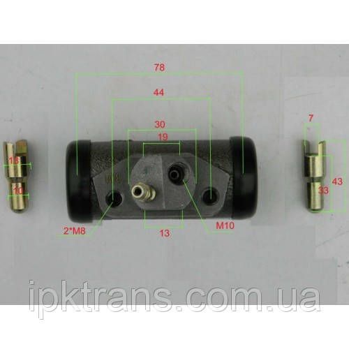Цилиндр колесный тормозной погрузчика TCM FD/FG20-25; HC CPCD20-25 LH № 22673-72041, 2267372041 2267372041 фото