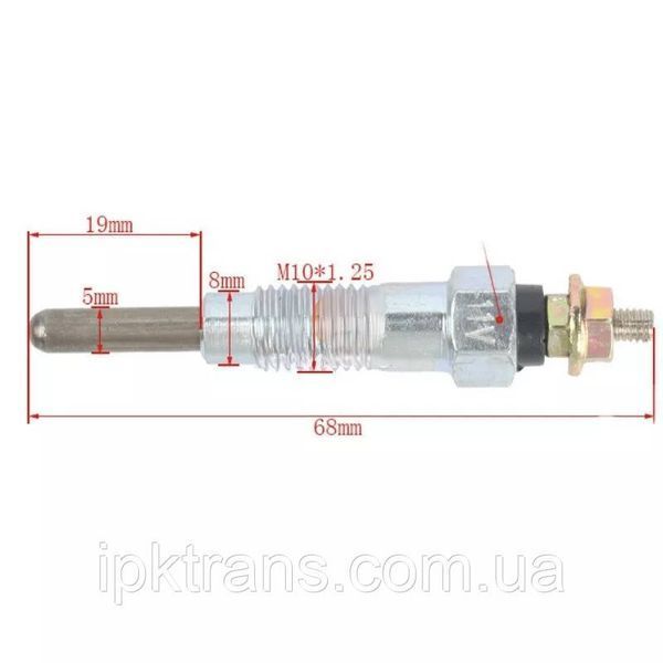 Свеча накала двигателя KOMATSU 4D94LE № YM129155-77800, YM119717-77800, YM12915577800 YM12915577800 фото