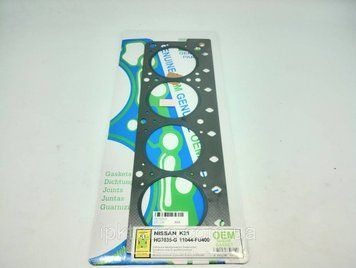 Прокладка головки двигателя NISSAN K21 ОЕМ Графит № 11044FU400, 11044-FU400 11044FU400 фото
