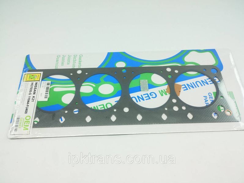 Прокладка головки двигателя NISSAN K21 ОЕМ Графит № 11044FU400, 11044-FU400 11044FU400 фото