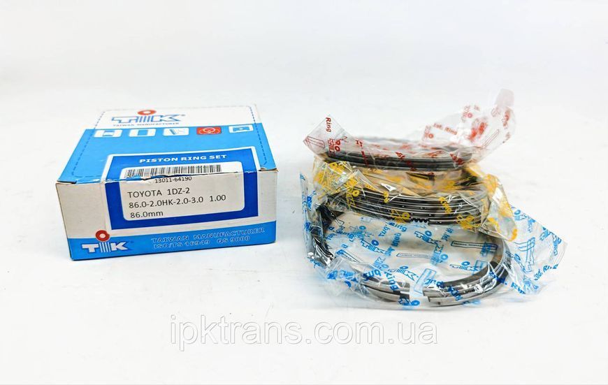 Кольца поршневые двигателя TOYOTA 1DZ STD 130117820271, 13011-78202-71 130117820271 фото