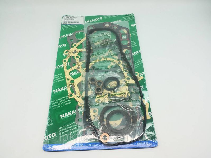 Комплект прокладок двигателя TOYOTA 4Y, NAKAMOTO № 041112030071, 04111-20300-71 41112030071 фото