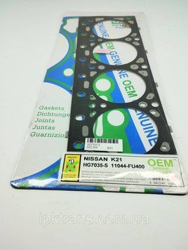 Прокладка головки двигателя NISSAN K15 ОЕМ Метал № 11044FU400, 11044-FU400 11044FU400 фото