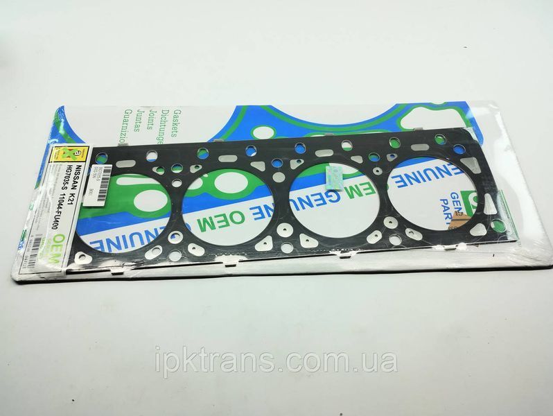 Прокладка головки двигуна NISSAN K25 ОЕМ Метал № 11044FU400, 11044-FU400 11044FU400 фото